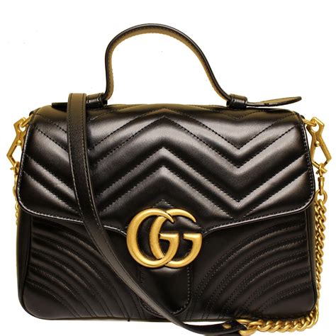 gucci gg marmont small shoulder bag black|gucci marmont small price.